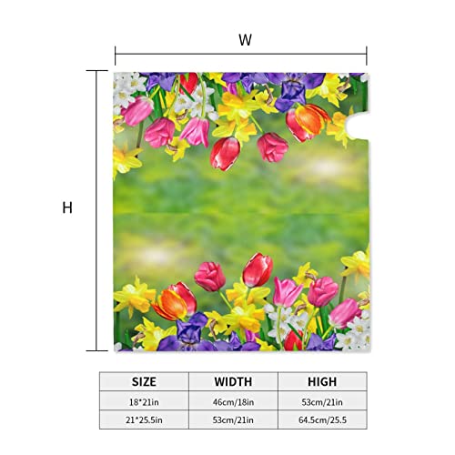 Gbuzozie Maple Leaves Autumn Mailbox Cover Magnetic Thanksgiving Fall Seasonal Waterproof Mail Wraps Post Letter Box Covers for Outdoor Garden Use 25.5x21 in