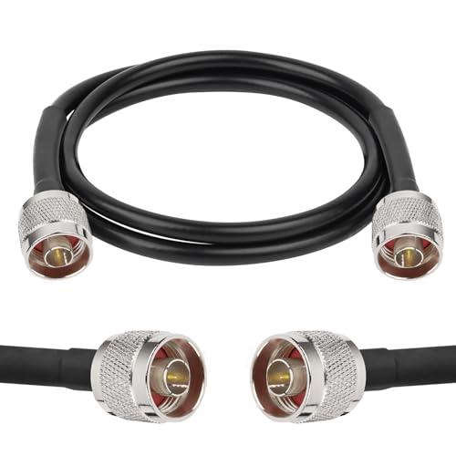 XRDS -RF N 3FT Type N Coax Extension Cable N Male to N Male Connector Pure Copper Low Loss Coaxial Cable