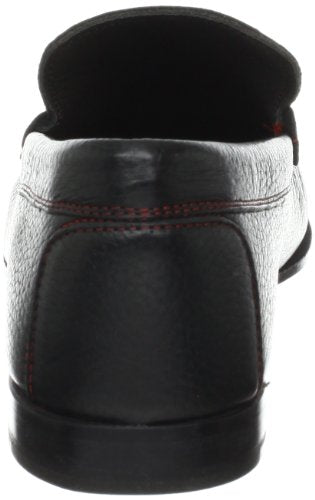 Donald Pliner Dacio Slip-On Material, Men’s Dress, Designer Shoes, Classic Loafers, Black-Leather, 7.5