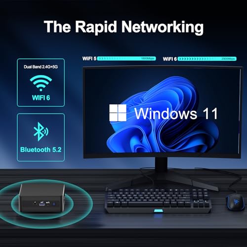 Intel NUC 11 NUC11PAHi7 32GB DDR4 RAM,1TB SSD,Win 11 Pro Mini PC,Core i7-1165G7 Processor 12M Cache, up to 4.7 GHz Mini Desktop Computer, Thunderbolt 4/Support 8K/WiFi 6/4K Quad Display/Bluetooth 5