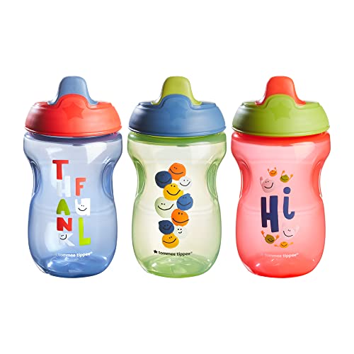 Tommee Tippee Toddler Sippy Cup | Spill-Proof, BPA-Free – 9+ months, 10-Ounce, 3 Count