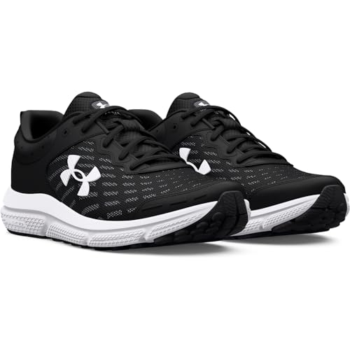 Under Armour Men's Charged Assert 10 Sneaker, Anthracite/Anthracite/Morph Green