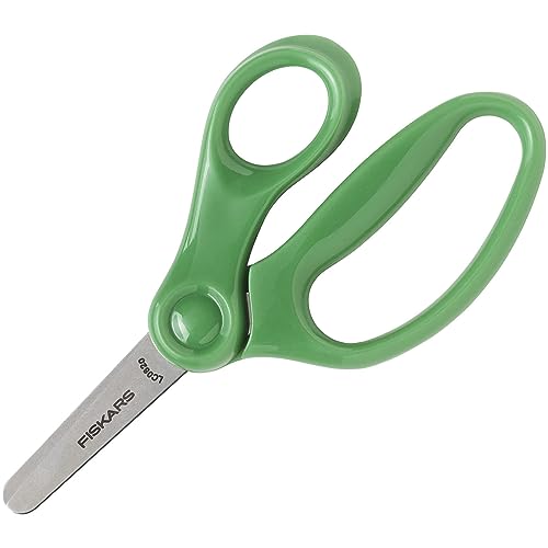Fiskars 5" Blunt-Tip Scissors for Kids Ages 4-7, For School or Crafting, Purple