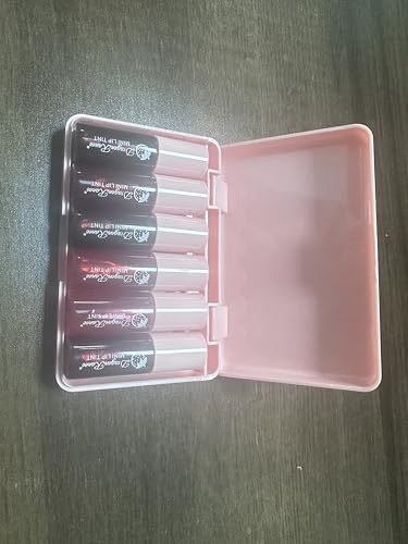 6 Colors Lip Tint Stain Set, Korean Velvet Watery Lip Stain Moisturizing Mini Liquid Lipstick, Multi-use Lip and Cheek Tint, Long lasting Non-Stick Cup Waterproof, Lip Color Makeup