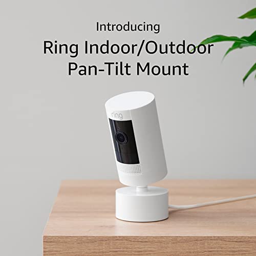 Ring Indoor/Outdoor Pan-Tilt Mount for Outdoor Cam (Stick Up Cam) Plug-In, Black (Power adapter and camera not included)