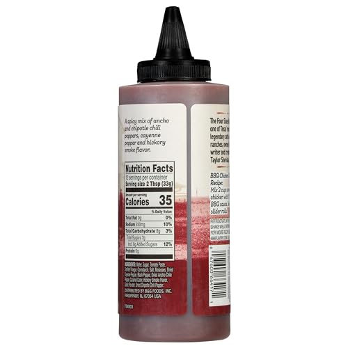 6666 Four Sixes Straight Sixes Spicy BBQ Sauce, 14 Ounce