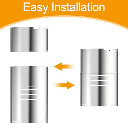 Slide Cover and Bottom Grease Collection Kit Replacement Parts for Pit Boss 700 Series Pellet Grills, Pit Boss Flame Broiler Kit