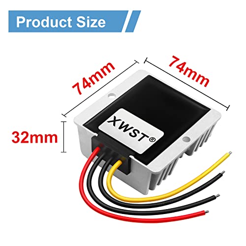 XWST DC DC Converter Reducer 20-90v 24v 36v 48v 60v 72v to 12v DC Converter Step Down Buck 10A 12v dc Voltage Regulator for Golf Cart Car Device (XW-2090-12-10A)…