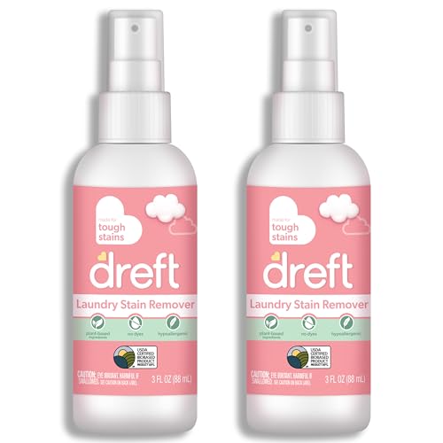 Baby Gifts Set by Dreft, Baby and Mom Gift Set with Liquid Laundry Detergent, Laundry Stain Remover, Stain Remover Pen & All Purpose Cleaner Spray, Great for Baby Showers