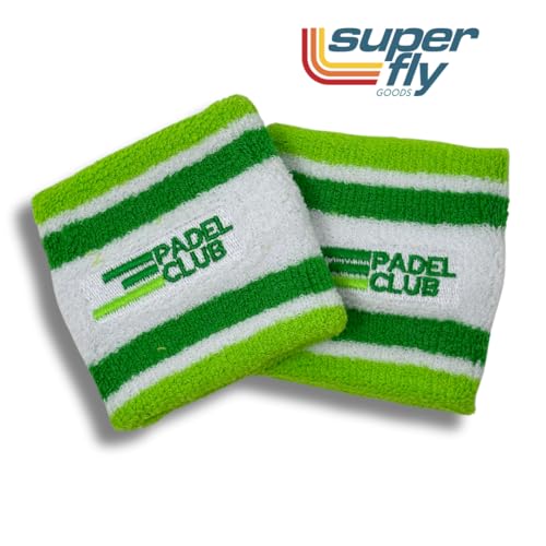 Super Fly Goods Sweatbands Pickleball Golf Tennis Great Gift or for Your Sports or Team Wristband Sports Band Set Including Towel Wrist and Head Sweatbands (Padel Wristband Set)