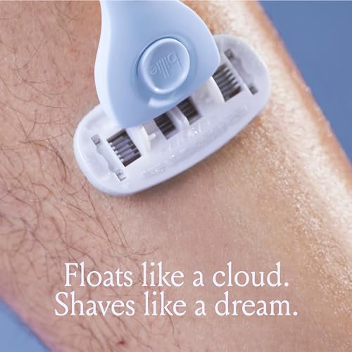 Billie Razors for Women Shave Kit with Women's Razor, 4x5-Blade Refills, Magnetic Holder - DreamPop & Malibu