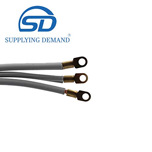 Supplying Demand 4 Foot Clothes Dryer Electrical Power Cord 3 Prong Wire 30 Amp 250 Volt
