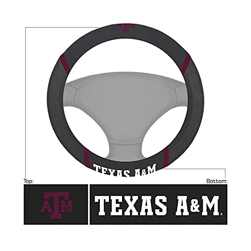 FANMATS 14816 Kentucky Wildcats Embroidered Steering Wheel Cover Black 15" x 15"