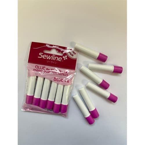 Sewline Glue Pen Refill - Blue - 6 Pack Part No. 50063
