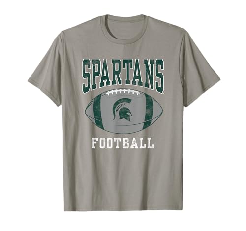 Michigan State MSU Spartans Football Ball T-Shirt