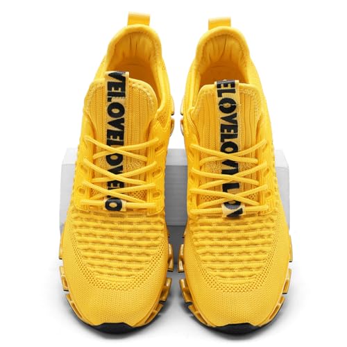 Womens Ladies Blade Running Shoes Comfortable Fashion Non Slip Sneakers Work Tennis Walking Girls Boys Shoes Fluorescent Green