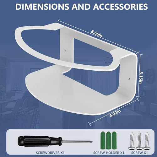 SSCEHCNY Wall Mount Holder for eero Max 7 Home WiFi System-Simple, eero Max 7 Wall Metal Mount Bracket,eero Max 7 Wall Metal Mount Bracket Compatible with eero WiFi System Ceiling ((1Pack))
