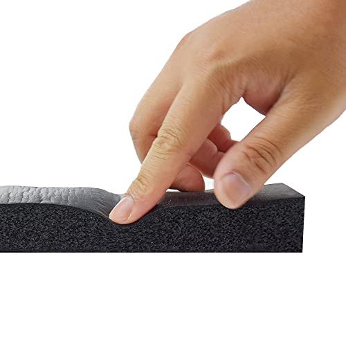 DOBTIM Pipe Insulation Foam Wrap Tape, Self Adhesive with High Resilience for Pipe Insulation Wrap 6.5 Ft x 2 Inch Wide x 1 Inch Thick