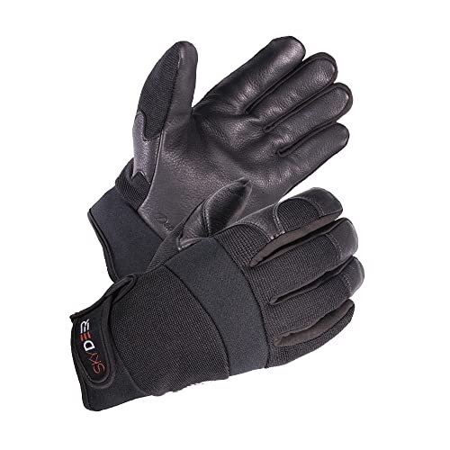 SKYDEER Winter Deerskin Leather Work Gloves, 100G 3M Thinsulate Lining for Cold Weather, Thermal Insulated Gloves (SD2251T/S)