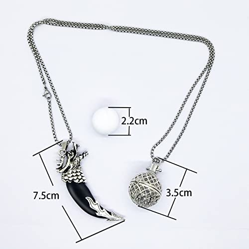 DIANKUZHAN Hollow Ball Pendant Car Essential Oil Diffuser Car Mirror Hanging Accessories Air Diffuser Freshener Perfume Necklace Pendant Aromatherapy Jewelry Ornament Gift For Men Women