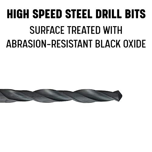 Drill America DWDN29P12 #29 High Speed Steel Black Oxide Drill Bit (Pack of 12), DWDN Series