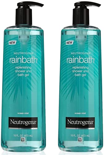 Neutrogena Rainbath 16 Ounce Ocean Mist Shower & Bath Gel (473ml) (2 Pack)