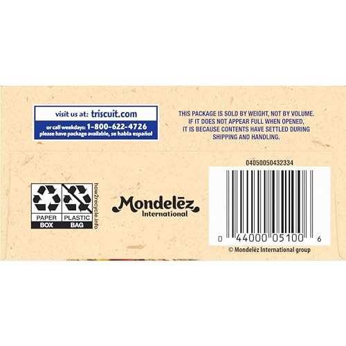 Triscuit Organic Original Whole Grain Wheat Crackers, Organic Crackers, Vegan Crackers, 6 - 7 oz Boxes