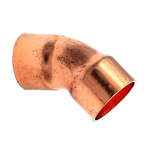 Copper Fitting 7/8 Inch (HVAC Outer Dimension) 3/4 Inch (Plumbing Inner Dimension) - Copper Tee & HVAC – 99.9% Pure Copper - 5 Pack