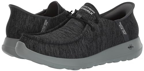 Skechers Men's Go Walk Max Free Hands Slip-ins Sneaker, Grey, 12