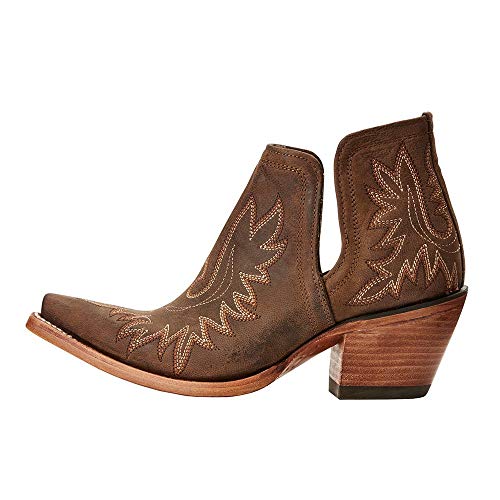 Ariat Womens Dixon Western Boot Spade Black 5.5