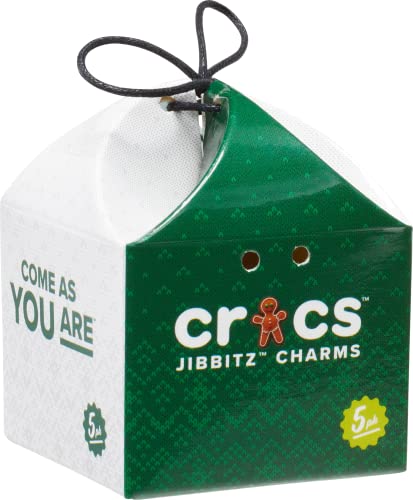 Crocs Unisex-Adult Jibbitz Shoe Holiday Multi Pack, Charms Christmas, 5 Pack