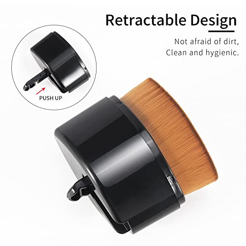 ENZO KEN Natural Goat Hair Eyeshadow Brush, Medium Smudge Eye Shadow Brush, Shader Eye Shadow Brushes, Smudge Brush, Single Natural Hair Makeup Brush, Eyeshadow Blending Brushes
