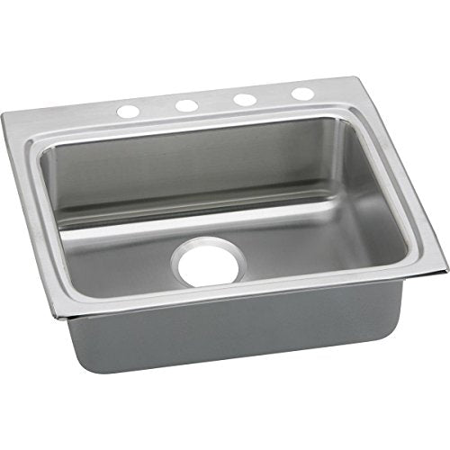 Elkay Lustertone Classic LRAD2522553 Single Bowl Drop-In Stainless Steel ADA Sink