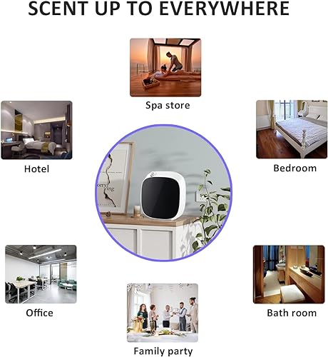 Smart Scent Air Machine for Home, Wall Mounted Cold Air Scent Machine, 100ML Miracle with Waterless Scent Diffuser