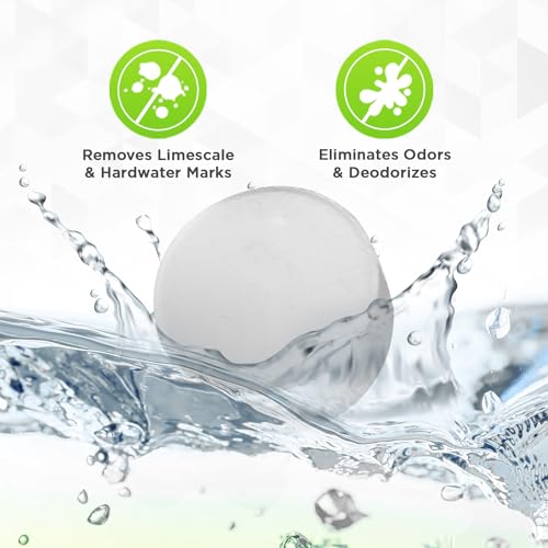 Renuv Heavy Duty Washing Machine Cleaner Descaler Tablets - Deep Cleaning for Front Load, Top Load Washer, HE (6 XL Tablets - 6 Months Supply)