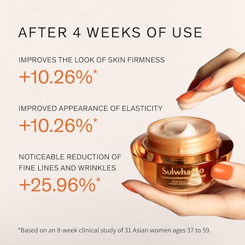 Sulwhasoo Concentrated Ginseng Renewing Cream Set - Korean Ginseng-Powered Skincare 2-piece Gift Set, Strengthens Skin Barrier, Visibly Improves Wrinkles and Firmness, Includes Full-size Cream