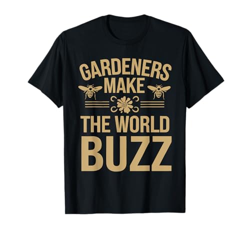 Bee-Friendly Gardener Pollinator Garden and Save the Bees T-Shirt
