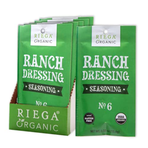 Riega Organic Ranch Dressing Seasoning, 0.55 Ounce (Pack of 1)