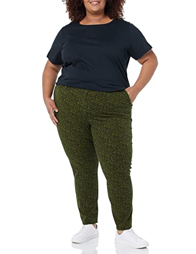 Amazon Essentials Women's Bi-Stretch Skinny Ankle Pant (Available in Plus Size), Charcoal Heather, 16