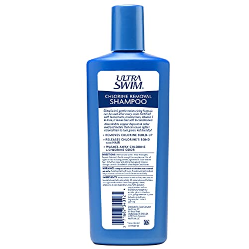 UltraSwim Chlorine Removal Shampoo, Moisturizing Formula (Packaging may vary), blue, 7 Fl Oz (Pack of 1)