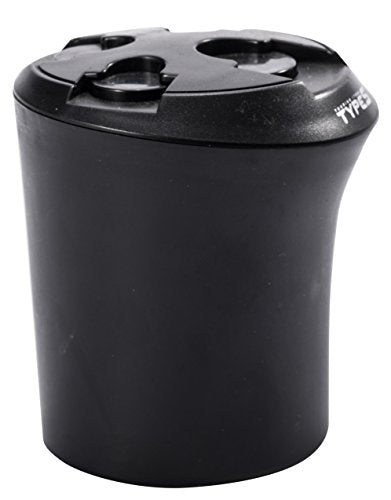TYPE S TOURING ITEMS Universal Car Coin Holder High-Capacity Car Organizer Cup Holder Car Accessories Fits Most Car Trucks (Black)