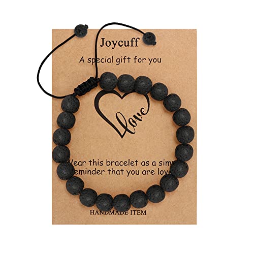 JoycuFF Long Distance Relationship Birthday Gifts For Boyfriend Men Women Him Or Her King And Queen Crown Couples Bracelets Matching Gifts For Anniversary Valentine's Day Birthday Christmas