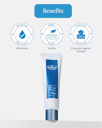 DR. BELMEUR Advanced Cica Hydro Cream (2fl oz) - Soothing, Barrier-Strengthening Face Moisturizer for Sensitive Skin. Korean Skin Care. Centella Asiatica, Hyaluronic Acid.