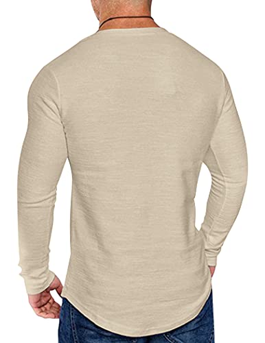 COOFANDY Men Muscle V Neck T Shirt Hipster Bodybuilding Fitted Casual Shirt Pack Grey/White