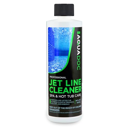 MAV AquaDoc Spa Jet Cleaner for Hot Tub - Spa Jet Line Cleaner for Hot Tubs & Jetted Tub Cleaner to Keep Your Jets Clean - Fast Acting Spa Flush for Hot Tub (Jet Line Cleaner - 1 Pint)
