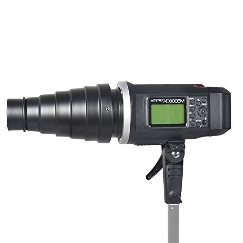 Godox AD600BM 600Ws GN87 HSS 1/8000s Outdoor Flash Strobe Studio Monolight with Bowens Mount, 8700mAh Battery, 2.4G Wireless X System with 32"x32" Softbox, Standard Reflector, Snoot, Barn Door Kit