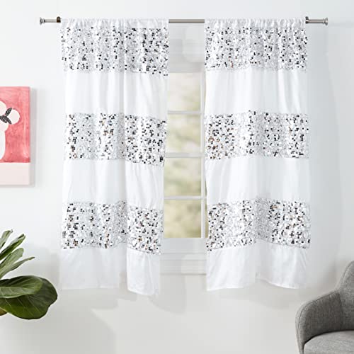 Popular Bath Sinatra White Window Curtain