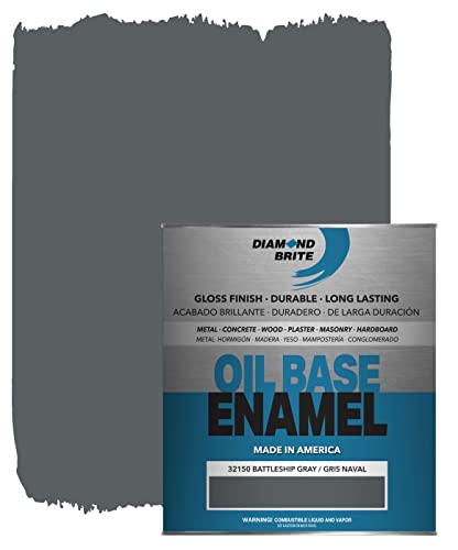 Diamond Brite Paint 1 Gallon Oil Base Enamel Paint in Tile Red 32250-1