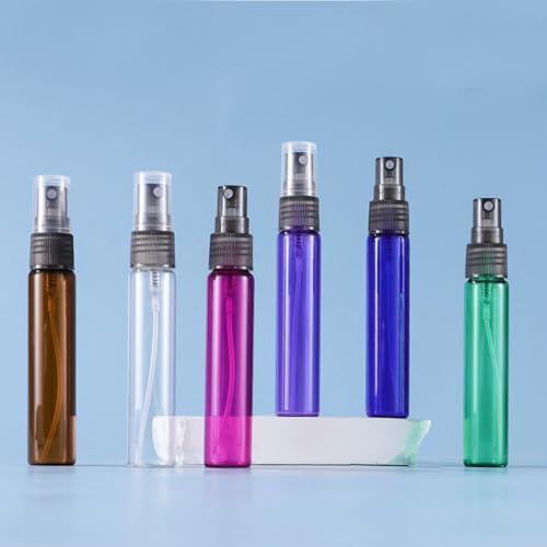 ZbFwmx 20 Pack Set 10ML Protable Refill Bulk Atomizer Spray Travel Perfume Bottle Hydrating Empty Bottle (Blue)