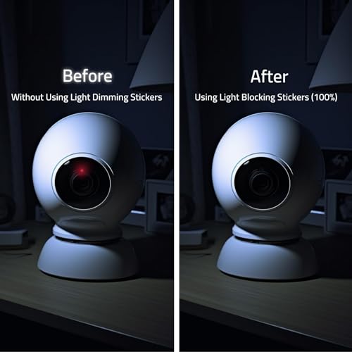 JIEHENG Light Dimming Stickers,LED Light Dimming Stickers,LED Dimming Sheets for Routers,2 Sheets All Black 50% Dimming of LED Lights (Cut and Whole-50% Dimming All Black